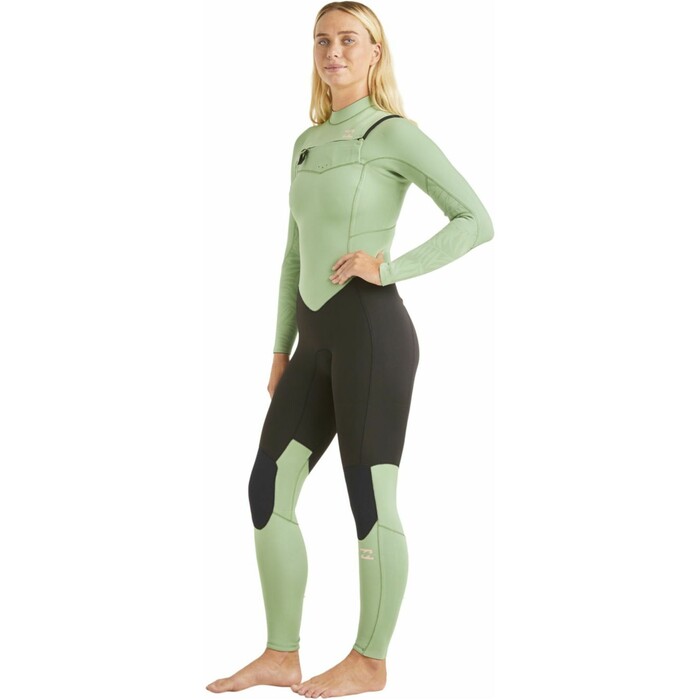 2024 Billabong Frauen Synergy 3/2mm Brustreiverschluss Neoprenanzug ABJW100174 - Kelp Forest